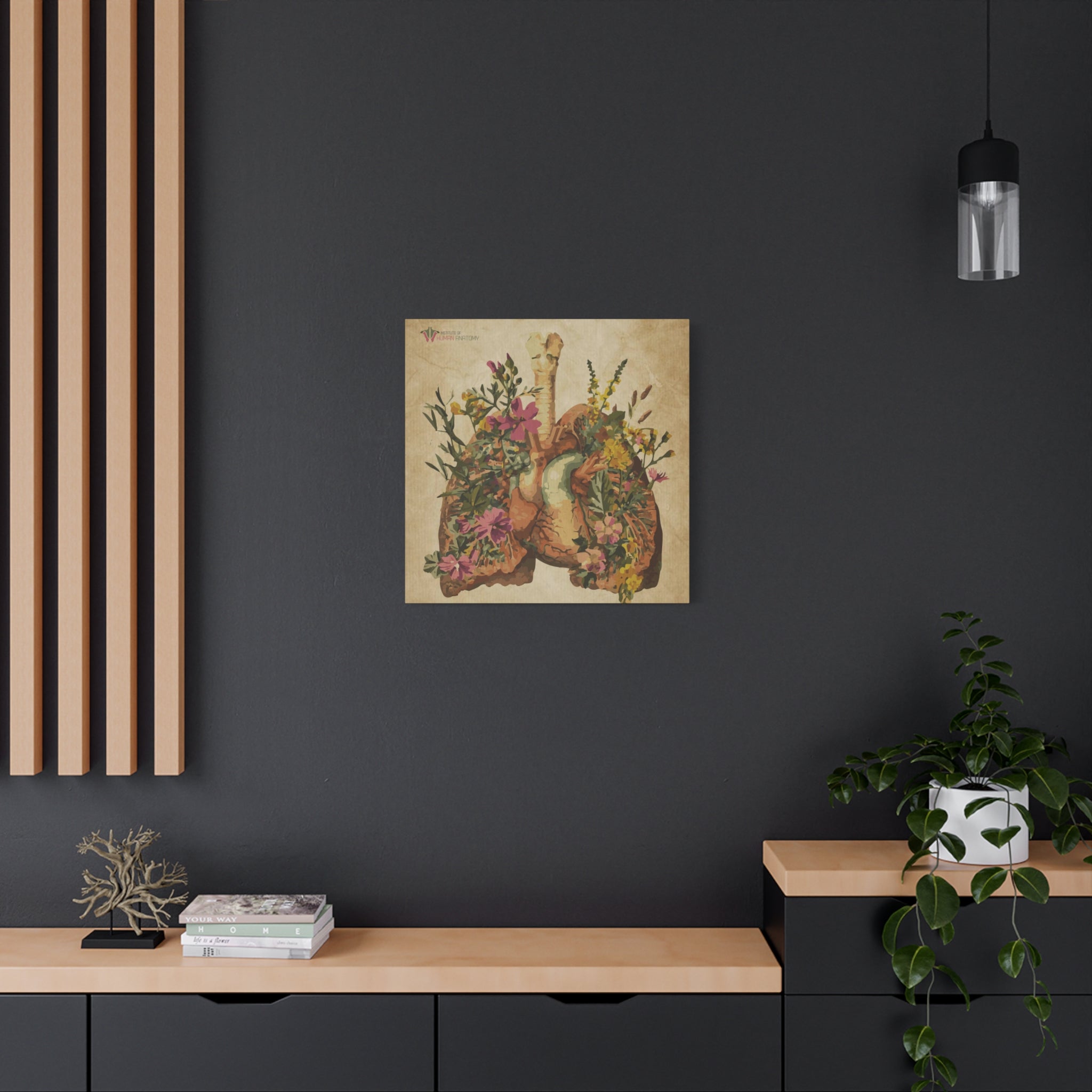 "Lungs In Bloom" Canvas Print