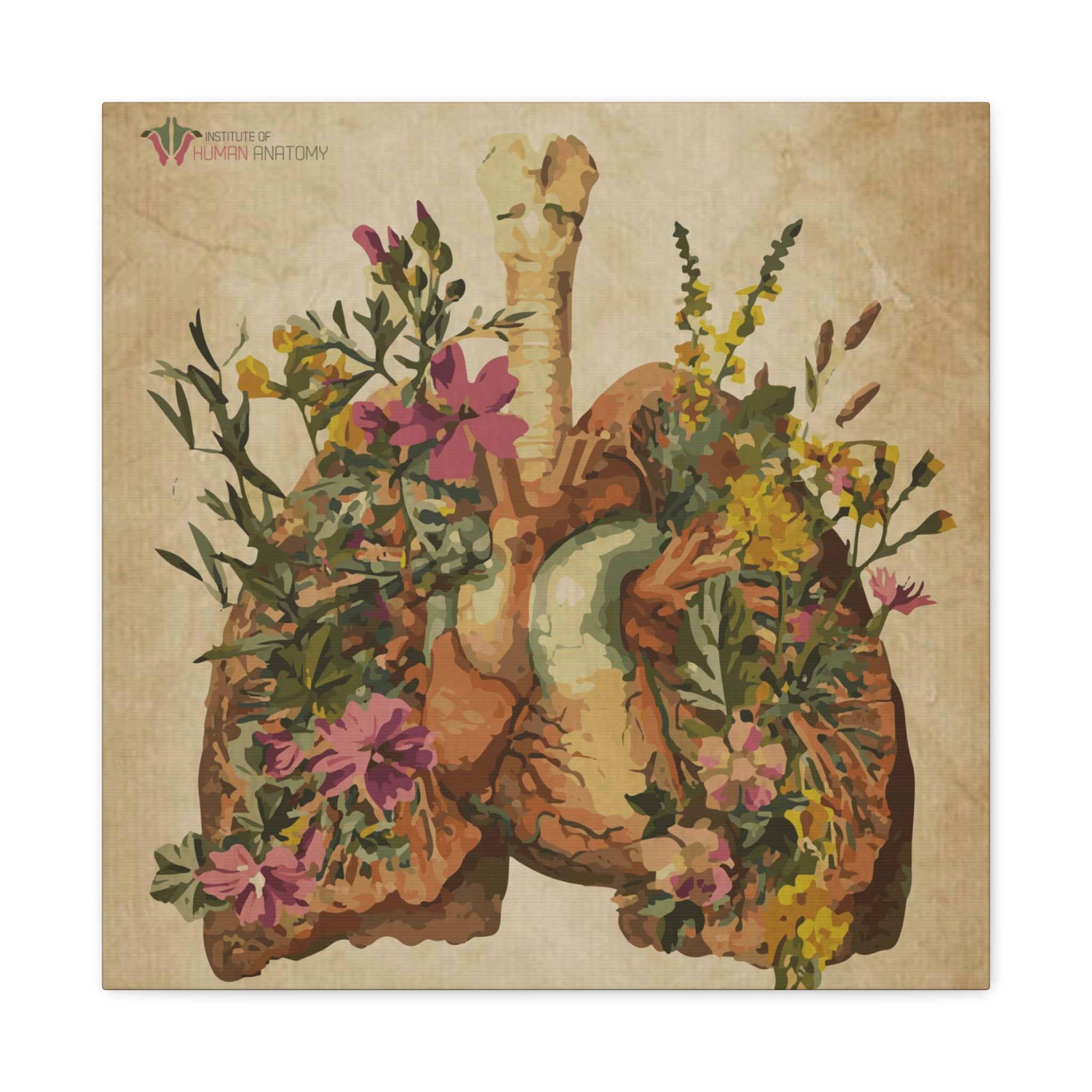 "Lungs In Bloom" Canvas Print