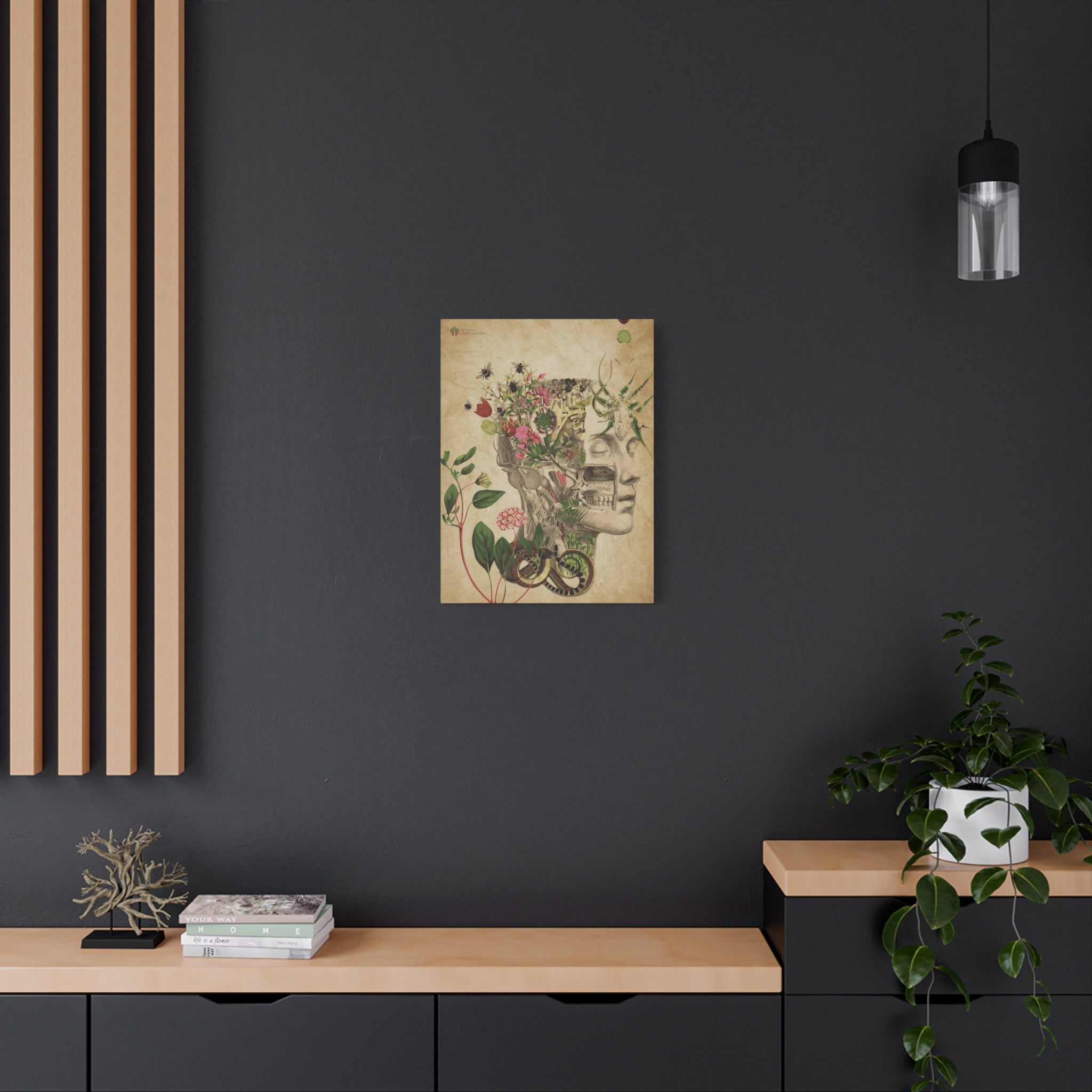 "Nature & Anatomy" V2 Canvas Print