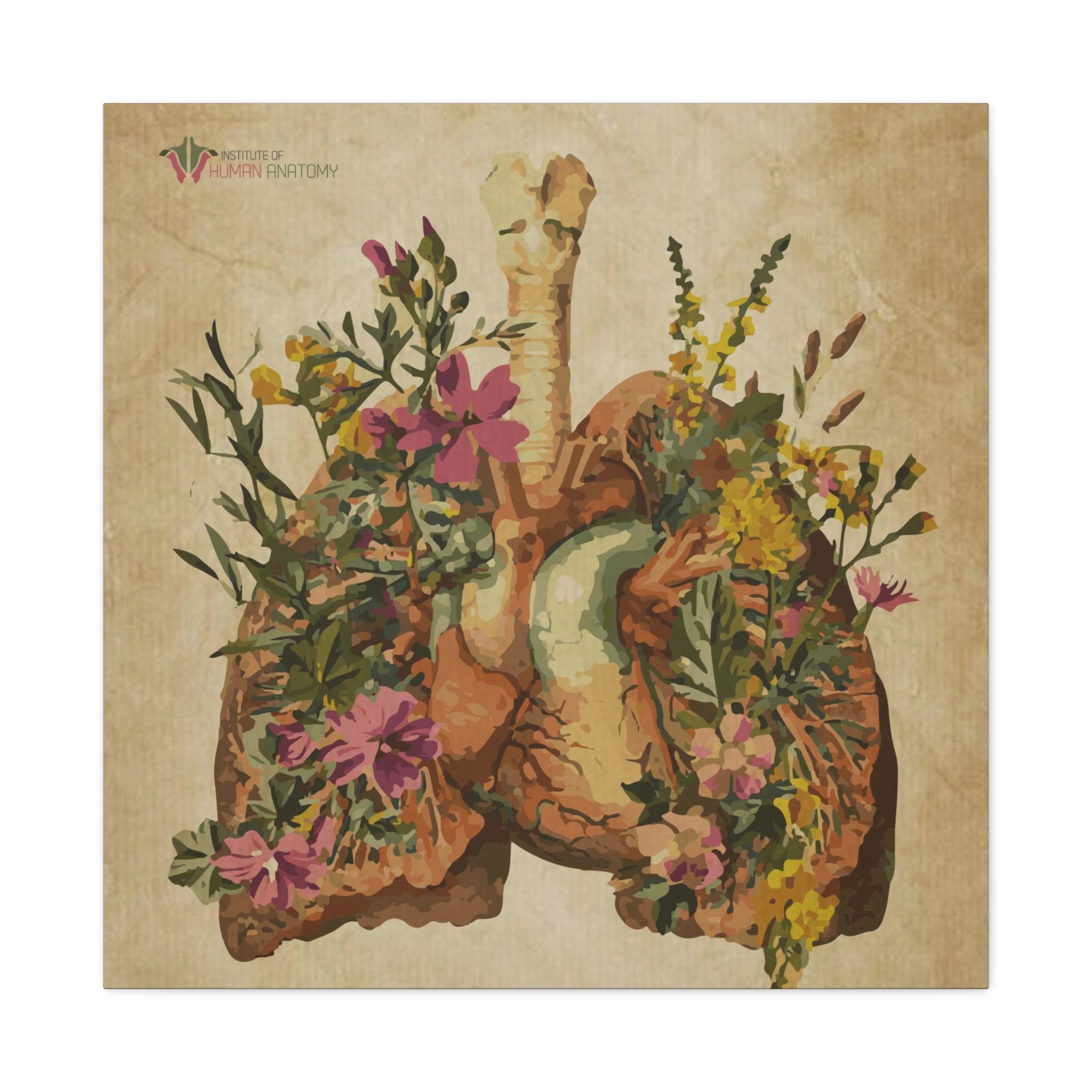 "Lungs In Bloom" Canvas Print