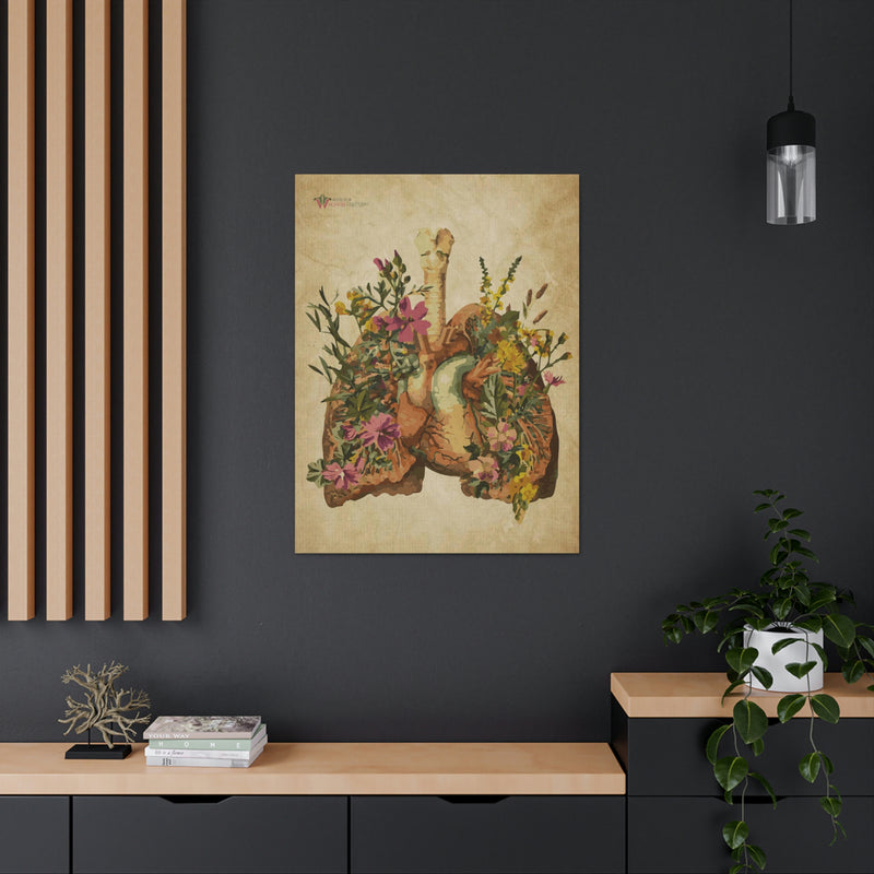 "Lungs In Bloom" Canvas Print