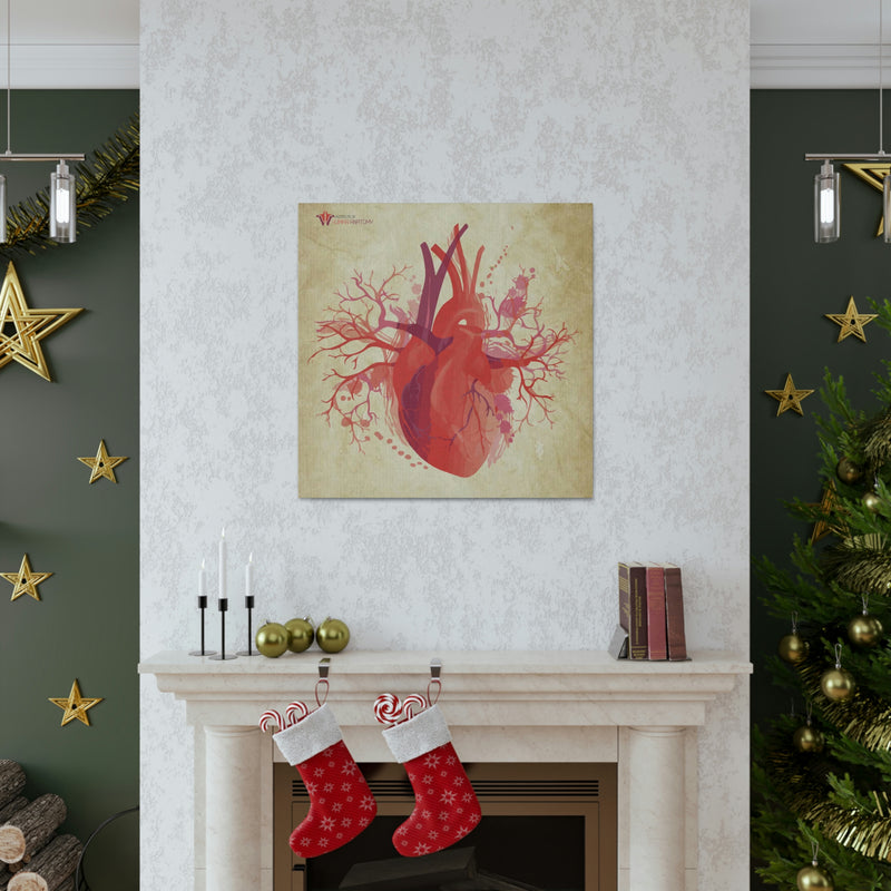 "The Visceral Heart" Canvas Print