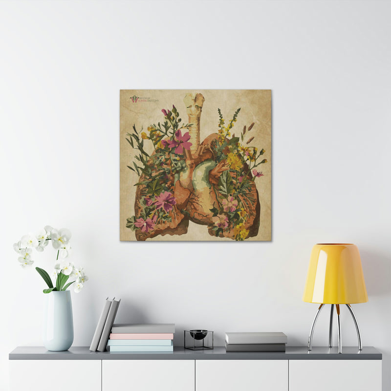 "Lungs In Bloom" Canvas Print