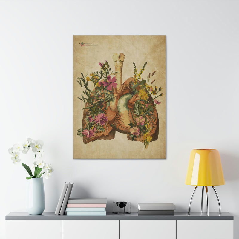 "Lungs In Bloom" Canvas Print